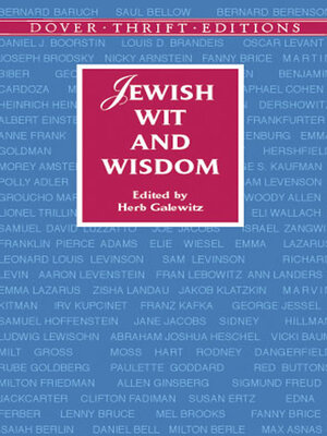 cover image of Jewish Wit and Wisdom